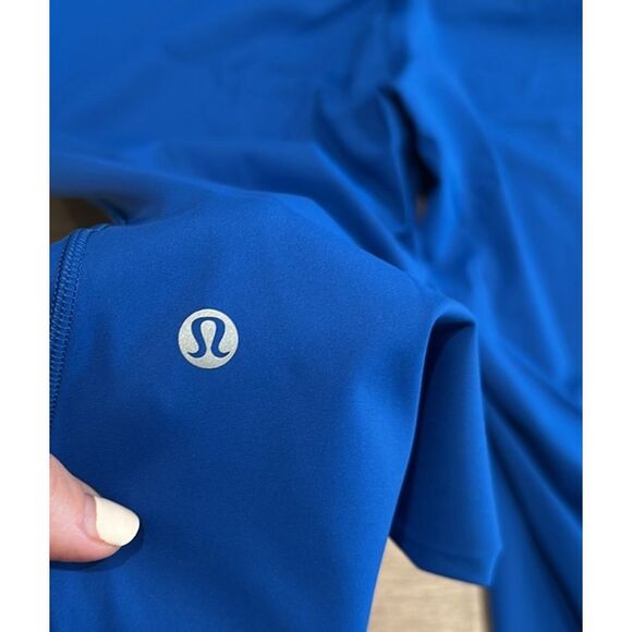 Lululemon NEW size 16 base pace blue leggings / tights - Picture 5 of 9